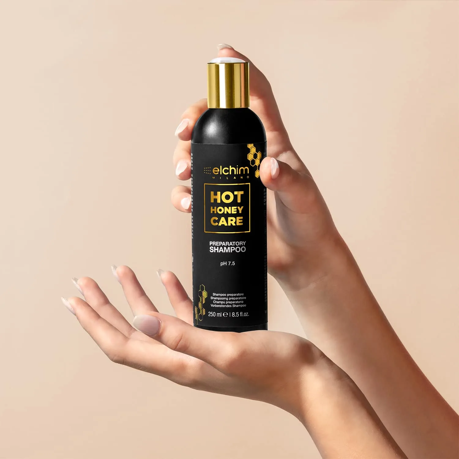 Подготовительный шампунь Elchim Hot Honey Care, 8,5 жидких унций. — фото 4