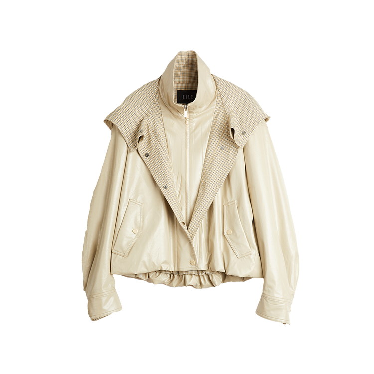 

ELLE Короткое пальто Women's Khaki