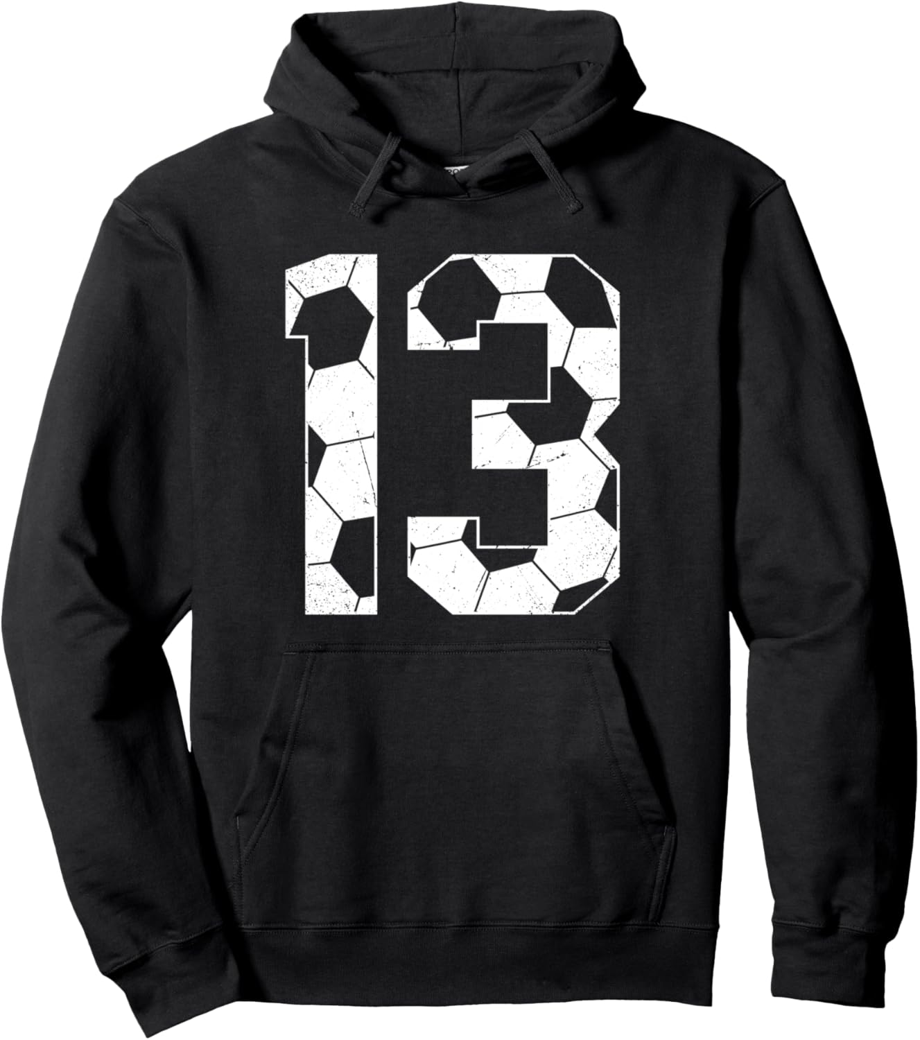 

Толстовка с надписью «13-летний мальчик, футболист, футбол» 13 Year Old Birthday Apparel Soccer Boy B-Day, черный