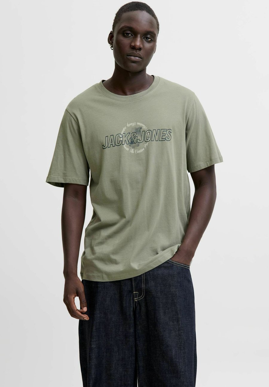 

Футболка Jack & Jones GEDRUCKT, Vetiver/Light Green
