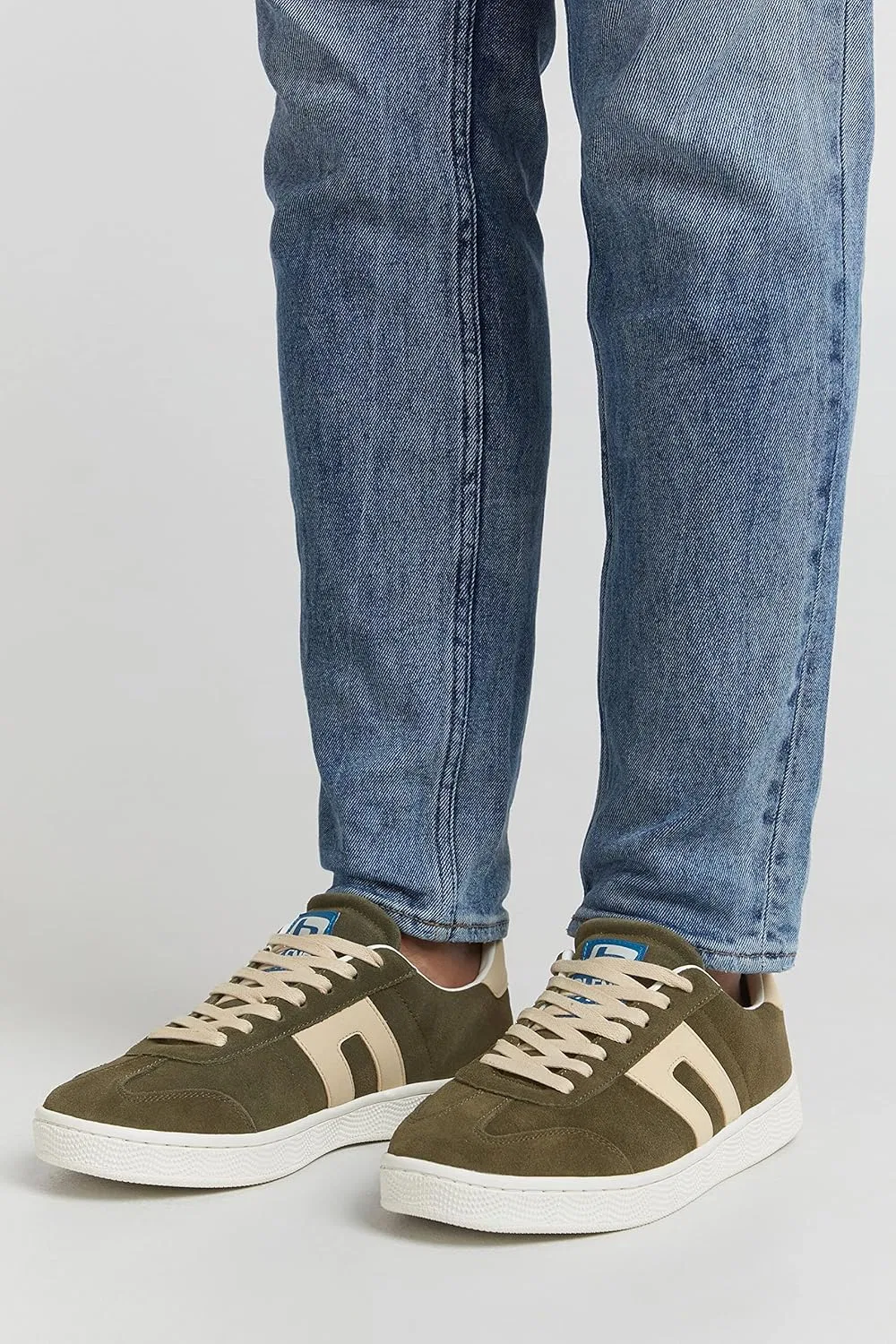 Обувь Blend Footwear BHFootwear Кроссовки Мужские Замшевые, 190515 Olive Night — фото 2