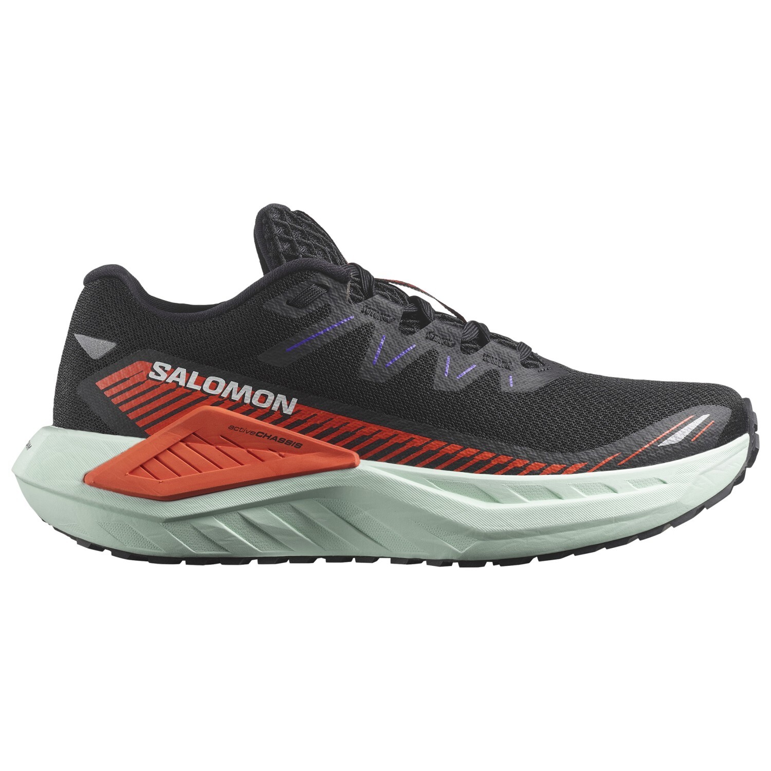 

Кроссовки Salomon DRX Defy Grvl, цвет Black/Cherry Tomato/Bay