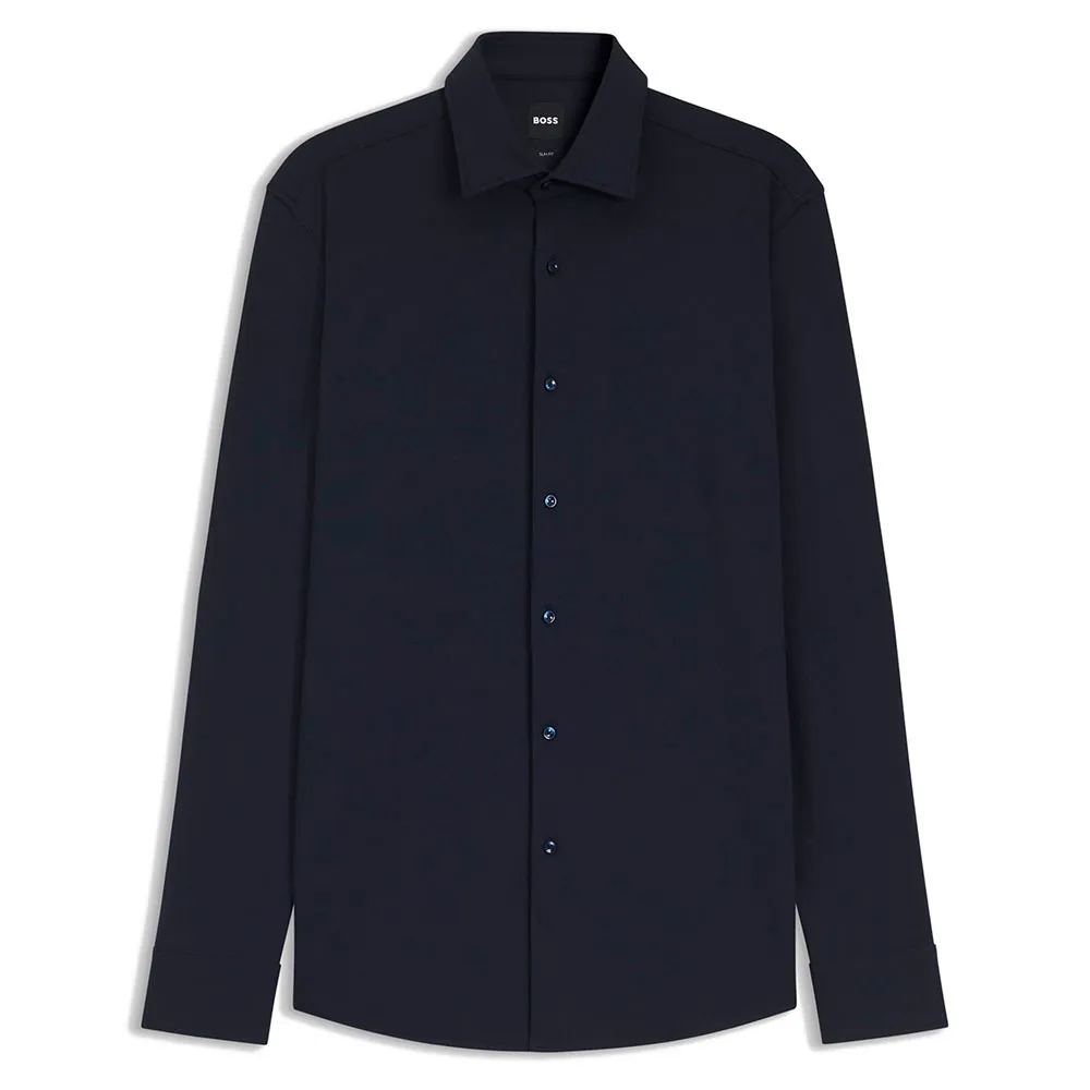 

Рубашка с длинным рукавом BOSS Hank Kent 261 10268245, синий