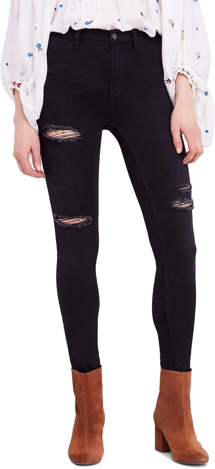 

Free Women's Джинсы Boyfriend с потертостями Free People