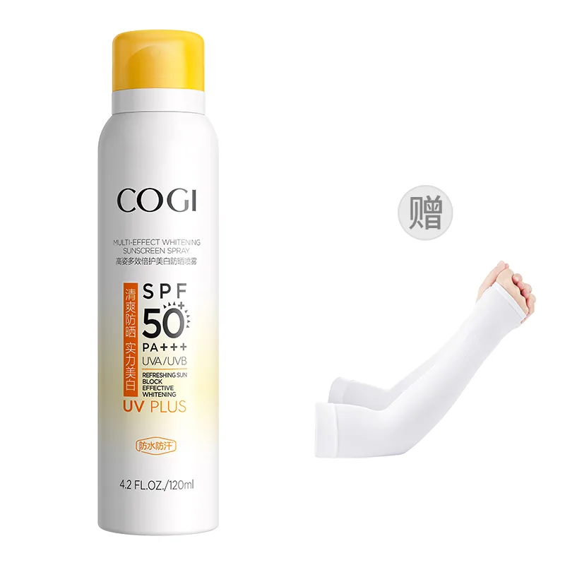COGI Спрей для защиты от солнца унисекс, Classic Brightening Spray 120ml[Free Cooling Arm Sleeve]
