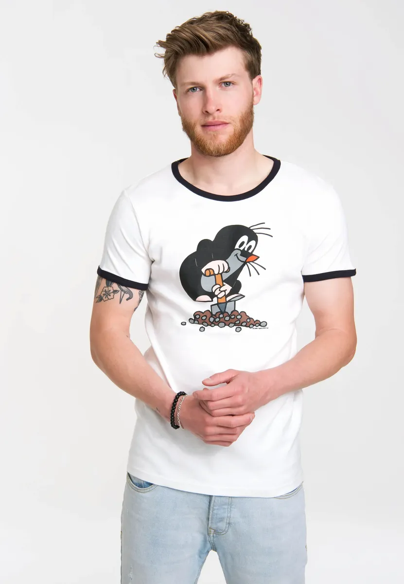

Logoshirt Футболка "Крот" с принтом "Кроток", цвет Bunt