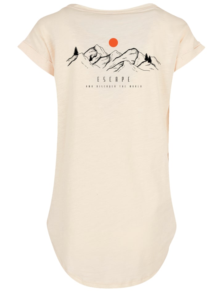 

Удлиненная футболка. Откройте для себя мир в Уайтсэнде. F4NT4STIC