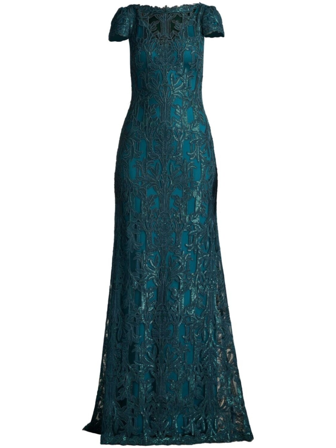 

Платье Garwood Sequin, расшитое пайетками Tadashi Shoji, зеленый