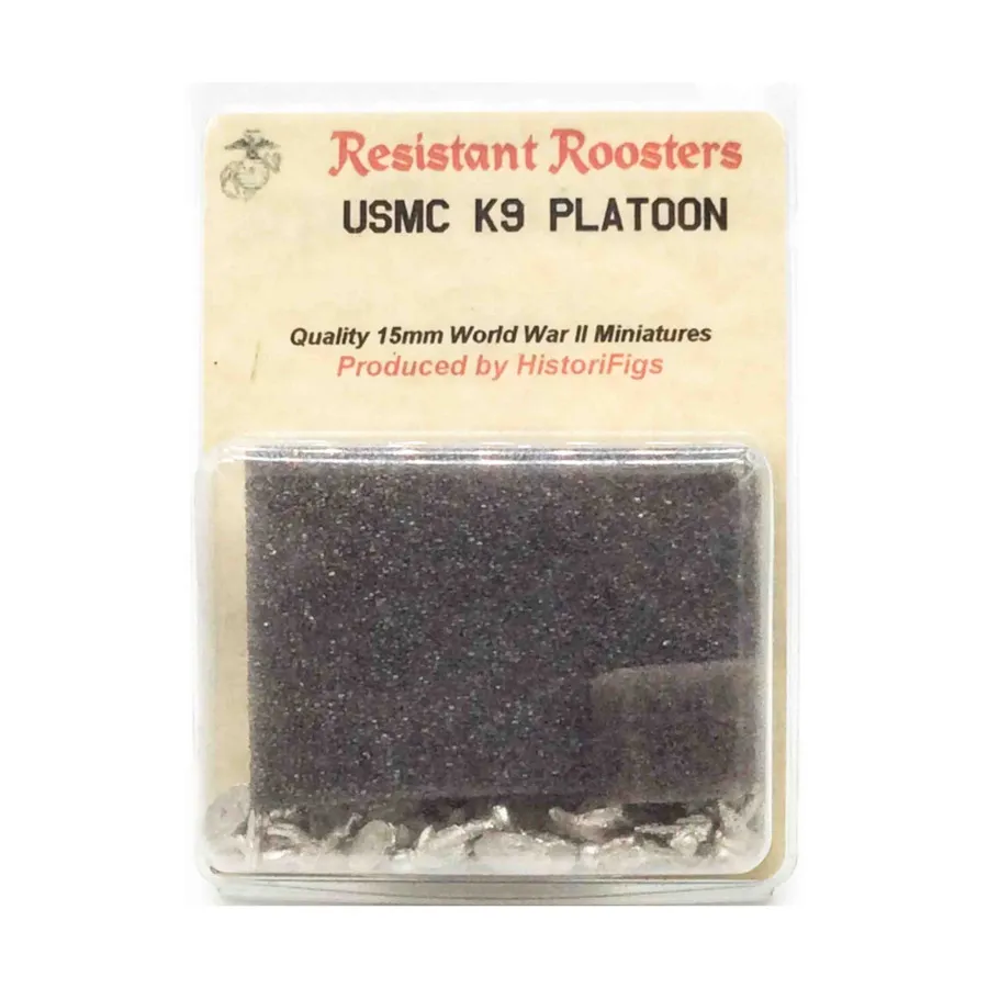 

Взвод морской пехоты США K9, Resistant Rooster (15mm)