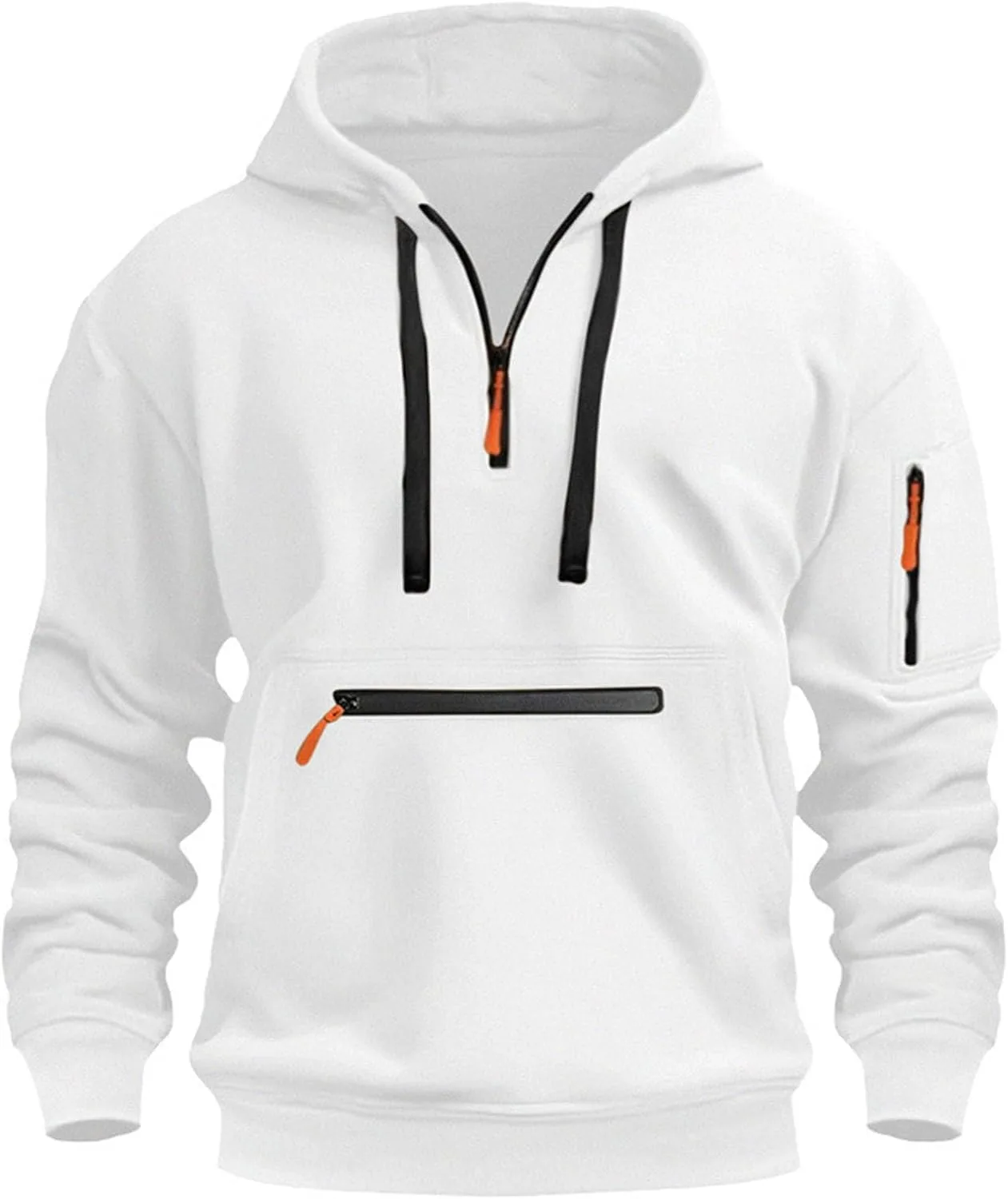 

Мужская тактическая толстовка с капюшоном и карманами