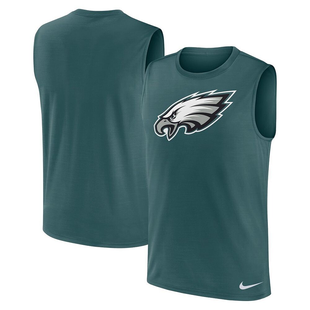 

Мужская майка Nike Midnight Green Philadelphia Eagles Blitz Legend Muscle Perform, цвет Eag Green