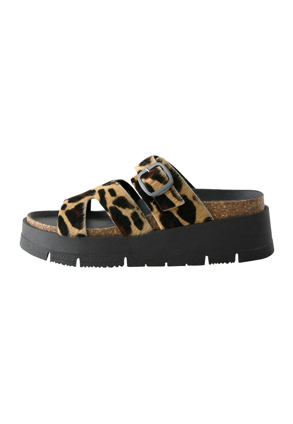 Мюли FOREVER COMFORT STRAP BUCKLE DETAIL SLIP ON Next, коричневый