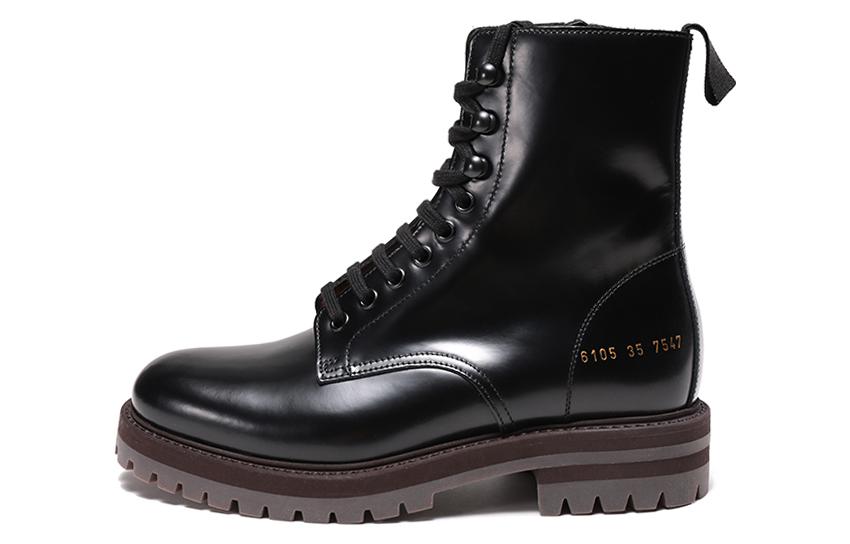 COMMON PROJECTS Армейские ботинки черные женские