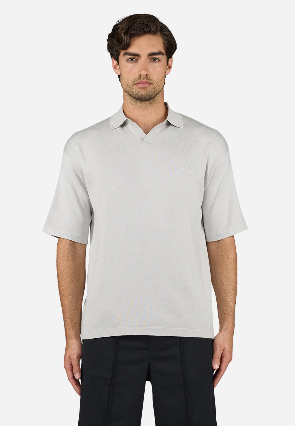 

Рубашка поло CASAN FINE KNIT POLO SHIRT Pegador, серый