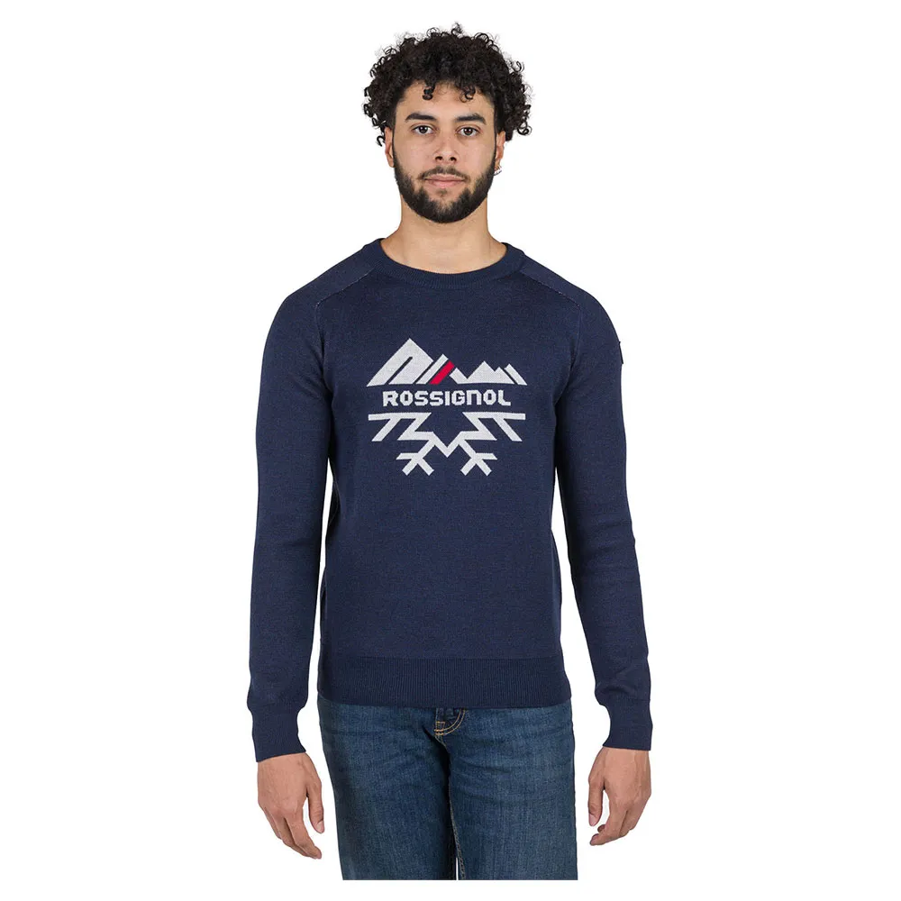 

Свитер Rossignol Jacquard Crew Neck, синий