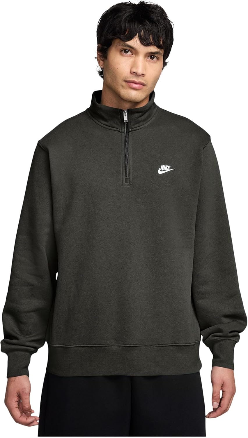 

Мужская баскетбольная футболка Nike Club с полумолнией, Sequoia/Sequoia/White, Белый, Мужская баскетбольная футболка Nike Club с полумолнией, Sequoia/Sequoia/White