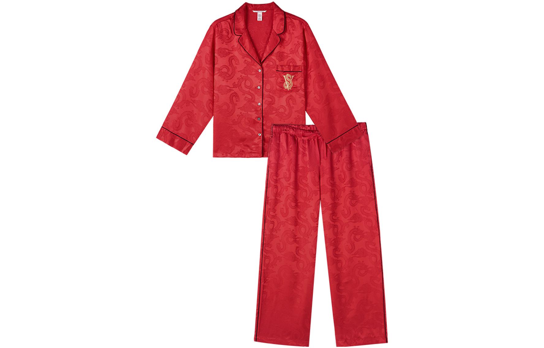 

Пижамный комплект для женщин Victoria's Secret, красный