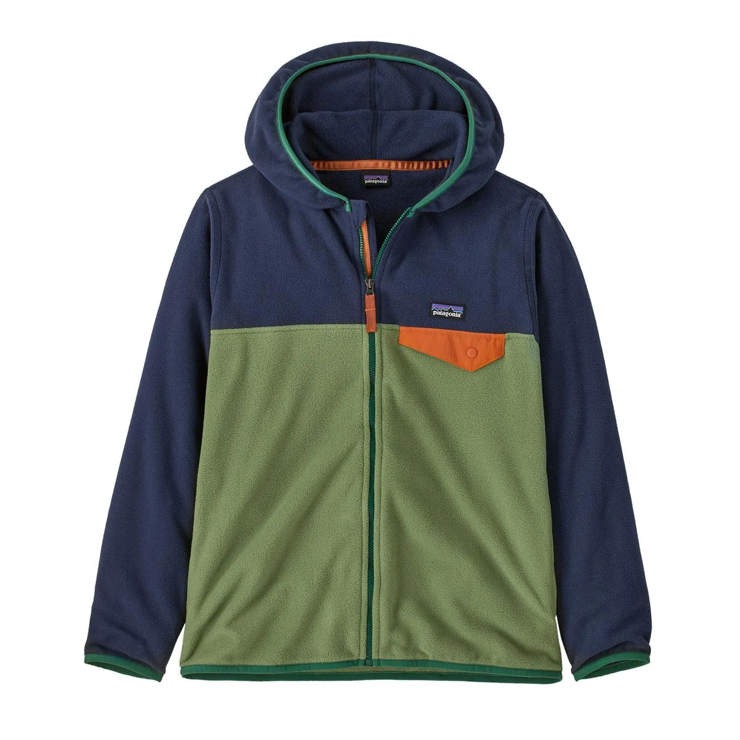 

Детская флисовая куртка Micro D Snap-T Patagonia, Terrain Green