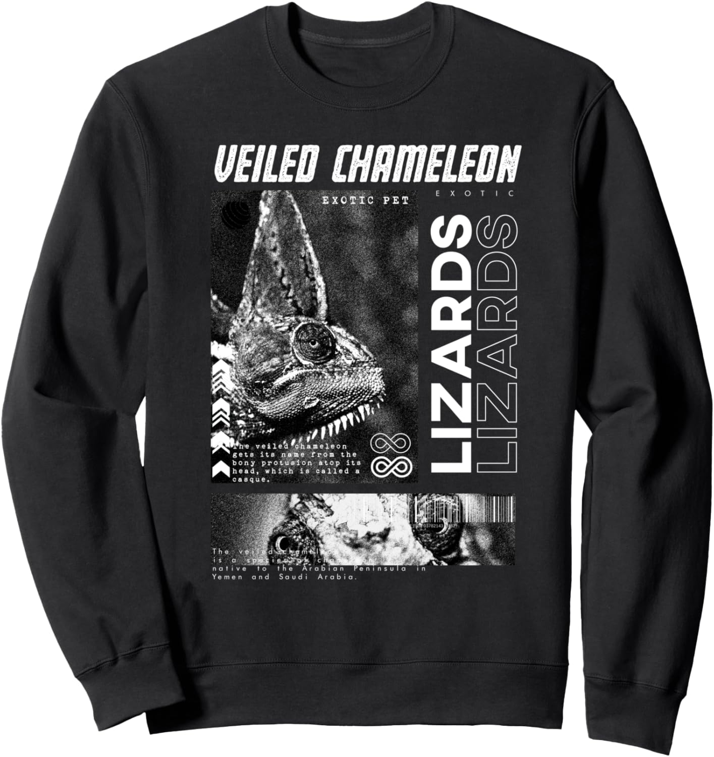 

Толстовка Evosica Chameleon Modern Streetwear Reptile Breeder, черная Jrrts Reptile Streetwear, Черный, Толстовка Evosica Chameleon Modern Streetwear Reptile Breeder, черная Jrrts Reptile Streetwear
