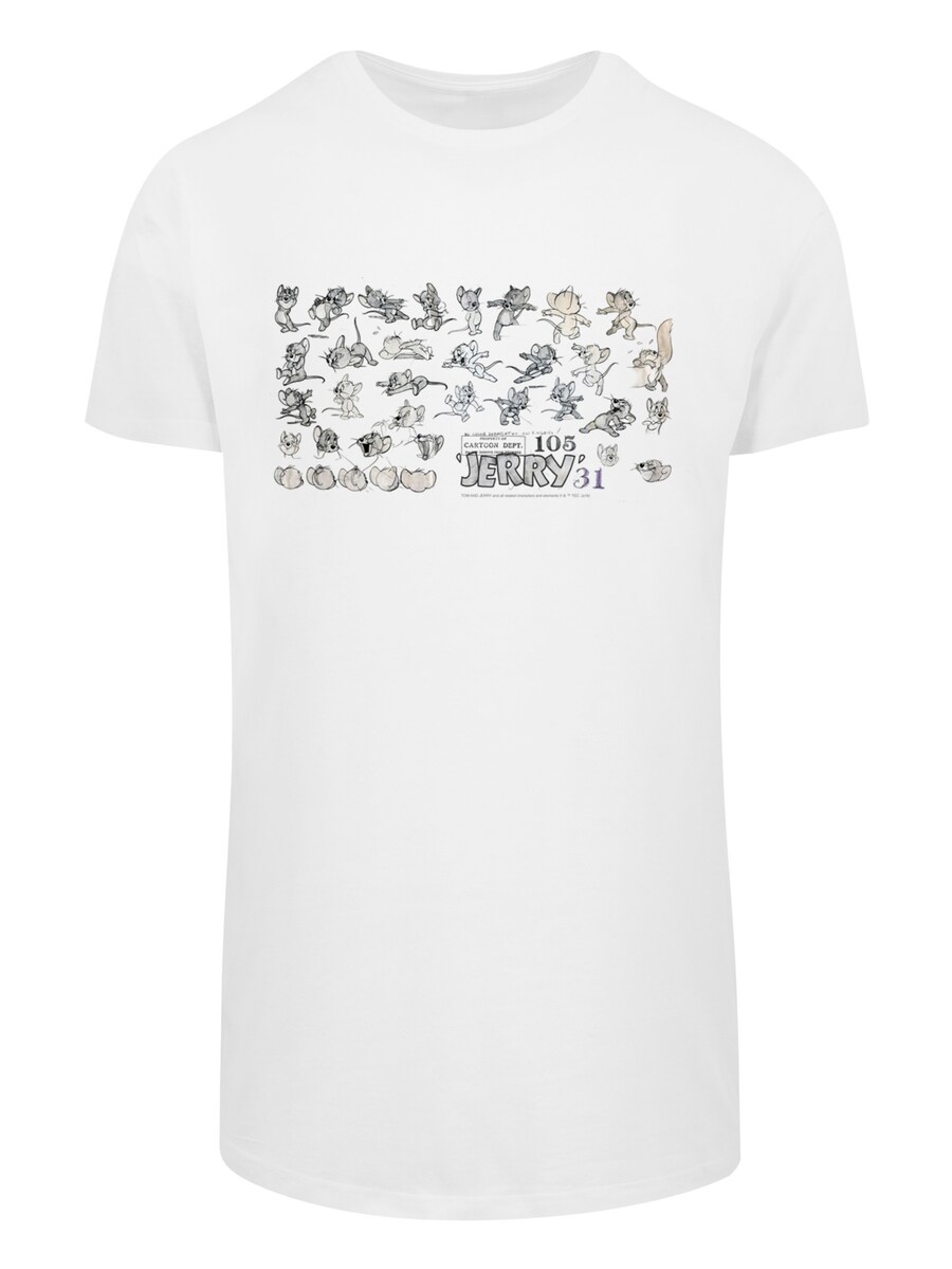 

Классическая футболка F4NT4STIC Shirt Tom and Jerry TV Serie Cartoon Dept Jerry, белый