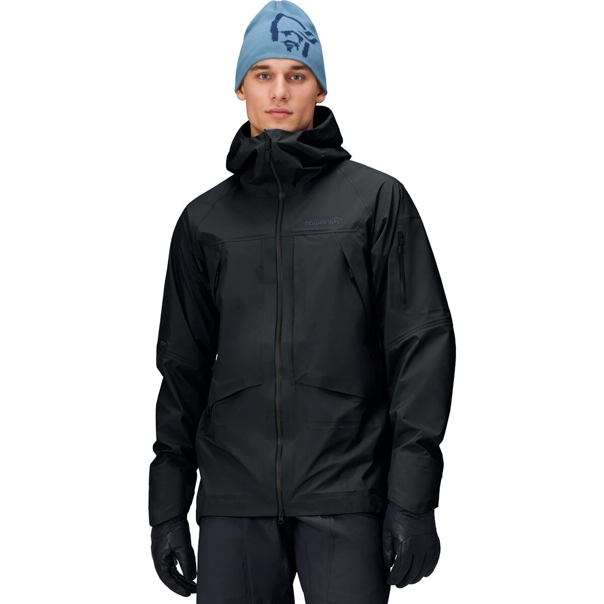 

Куртка с технологией Gore-Tex Norrona, цвет caviar