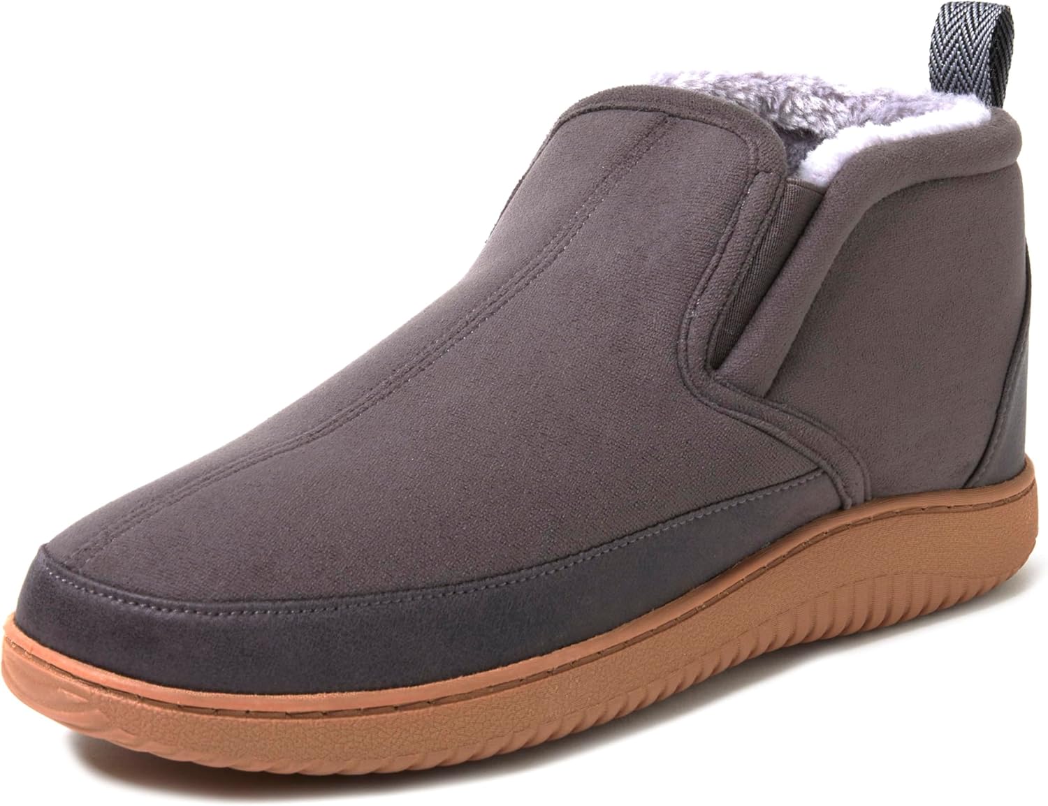 

Мужские ботинки Dearfoams Spencer из микрозамши для дома и улицы с флисовой подкладкой, Pavement