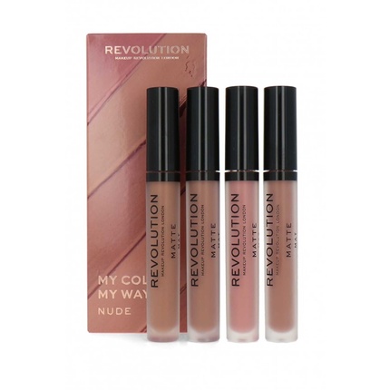 

Набор матовых помад My Colour My Way Revolution Beauty