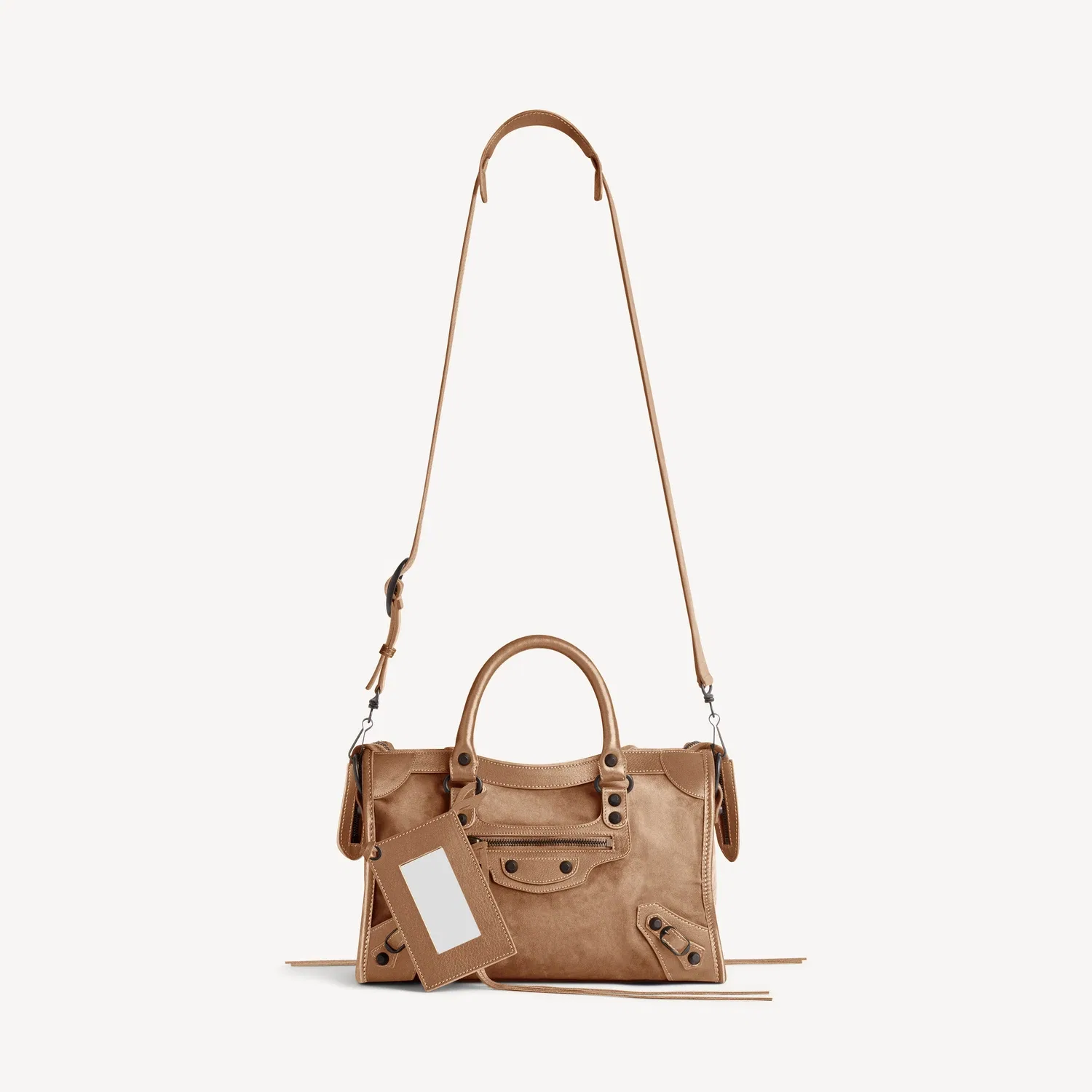 Женская сумка Le City Small цвета Biscuit BALENCIAGA, бежевый — фото 4