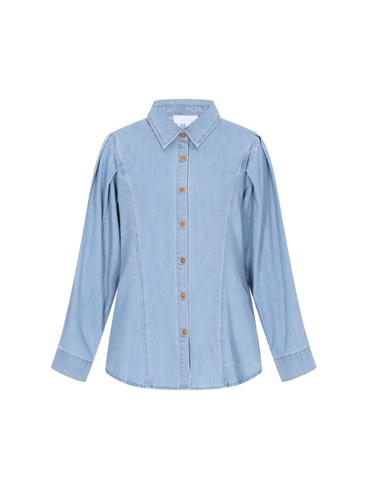 

Usha BLUE LABEL Женская футболка светло-голубого цвета, Синий, Usha BLUE LABEL Женская футболка светло-голубого цвета