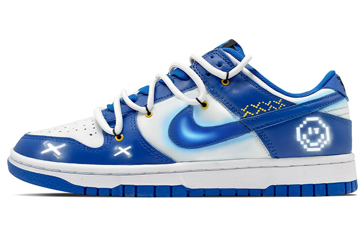 

Кроссовки Nike Dunk Skateboard Shoes Women's Low-Top Blue/White