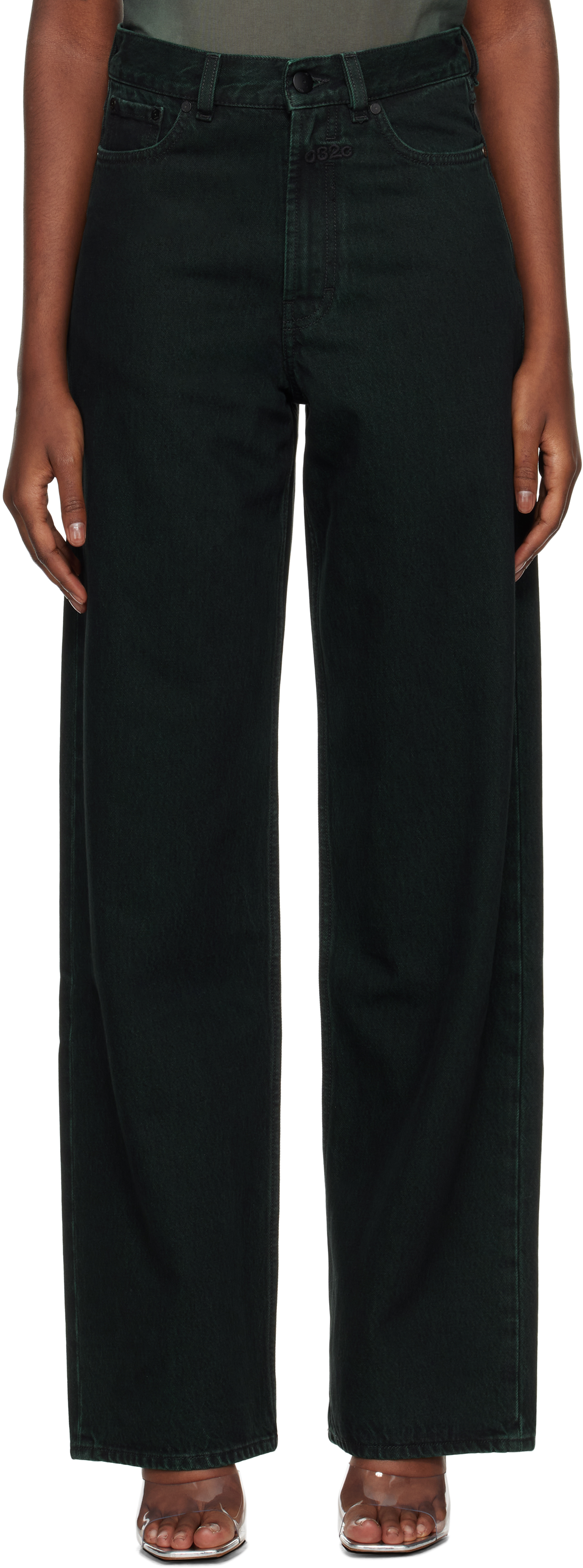 

Зеленые джинсы Goya Wide Leg 032c