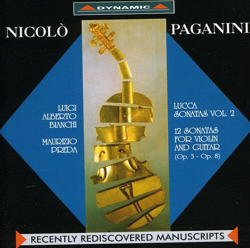 

CD диск Paganini / Bianchi / Preda: 12 Sonatas for Violin & Guitar: Sonata Di Lucca