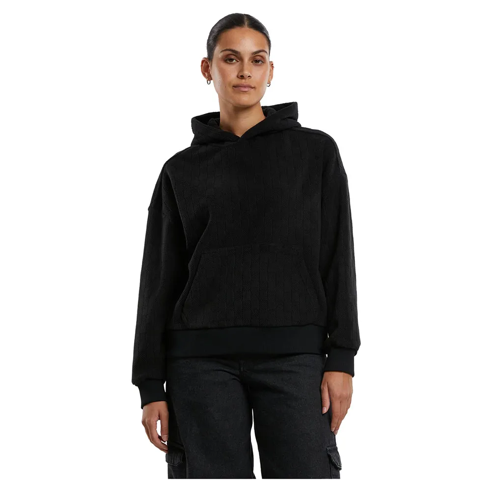 

Худи Urban Classics Jacquard Velvet Oversized, черный