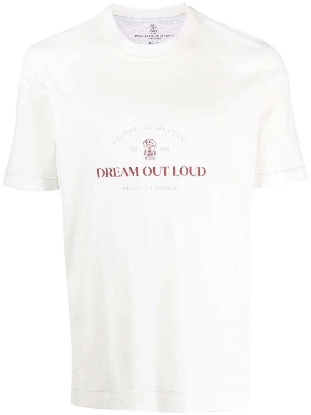 

Футболка Dream Out Loud Brunello Cucinelli, белый