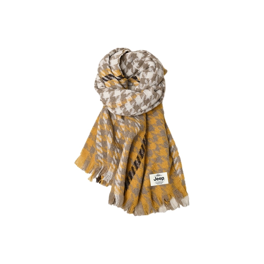 

Jeep Вязаный шарф унисекс, Cream Yellow