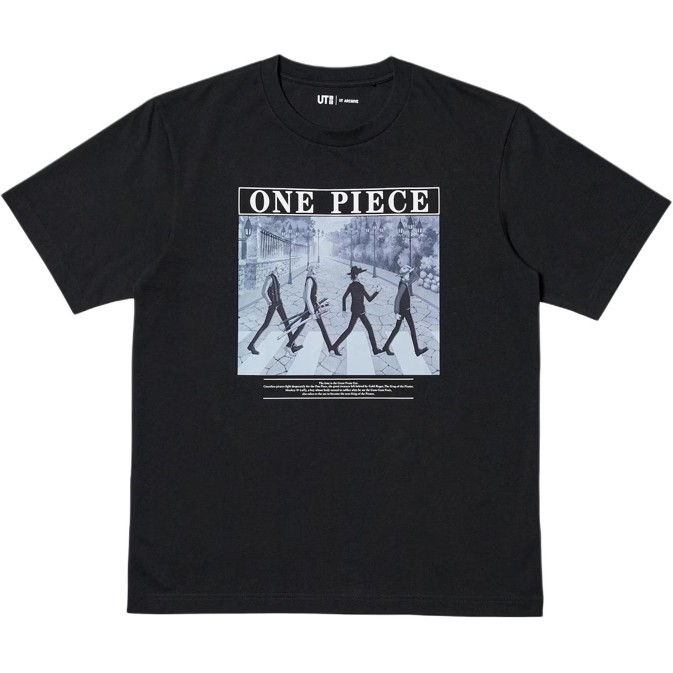 

UNIQLO Футболка HAIZEIWANG,LIANMINGKUAN One Piece Collaboration Edition SS25 мужская black, Черный, UNIQLO Футболка HAIZEIWANG,LIANMINGKUAN One Piece Collaboration Edition SS25 мужская black