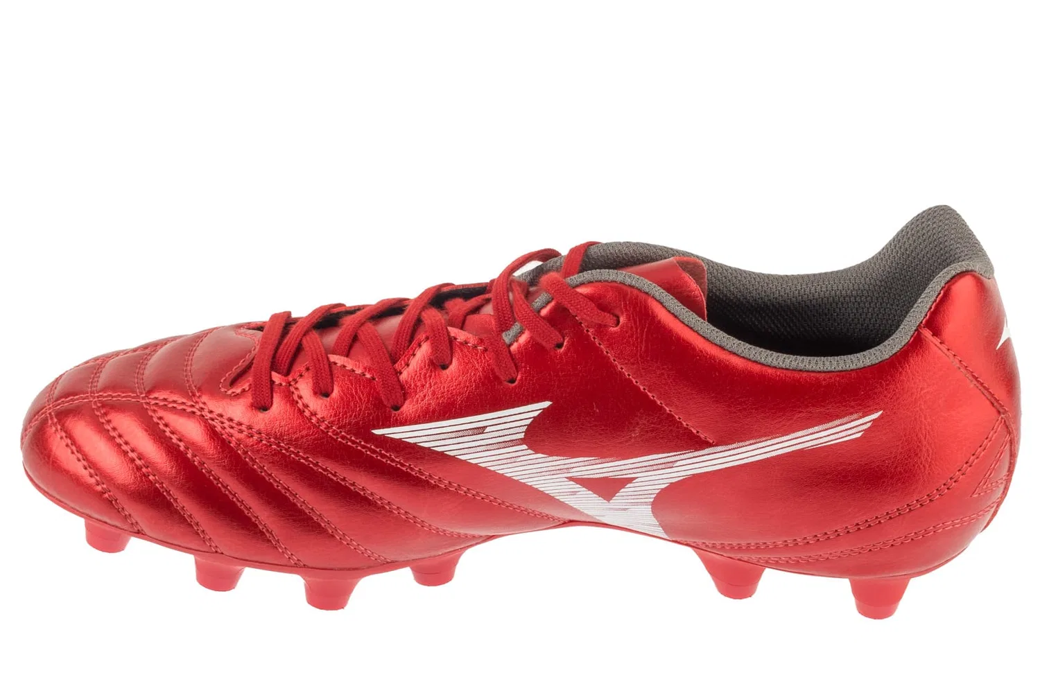 Футбольные бутсы, искусственная кожа, Mizuno, красный — фото 2