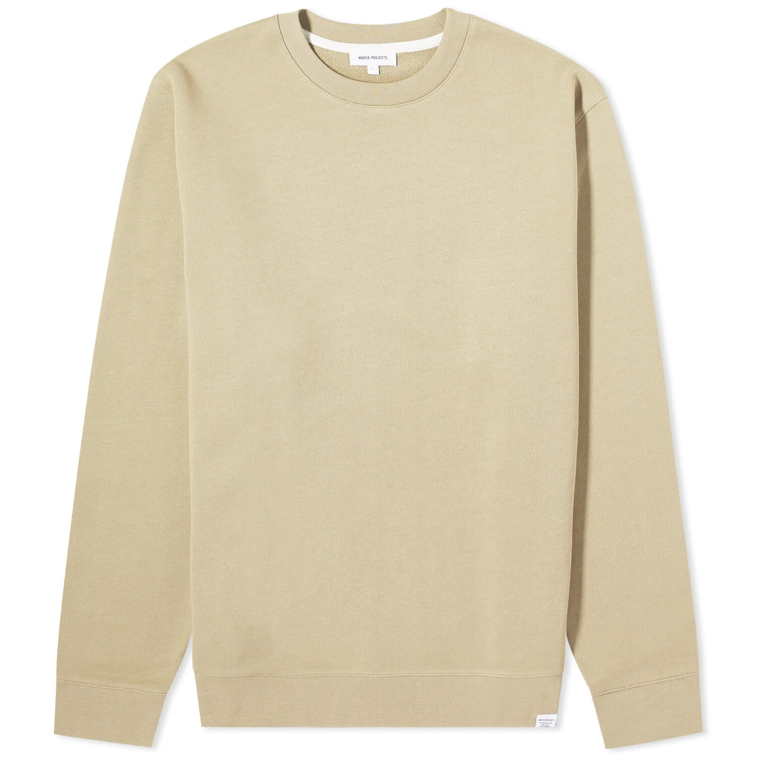 

Толстовка Norse Projects Vagn Slim Organic Crew, цвет Sand