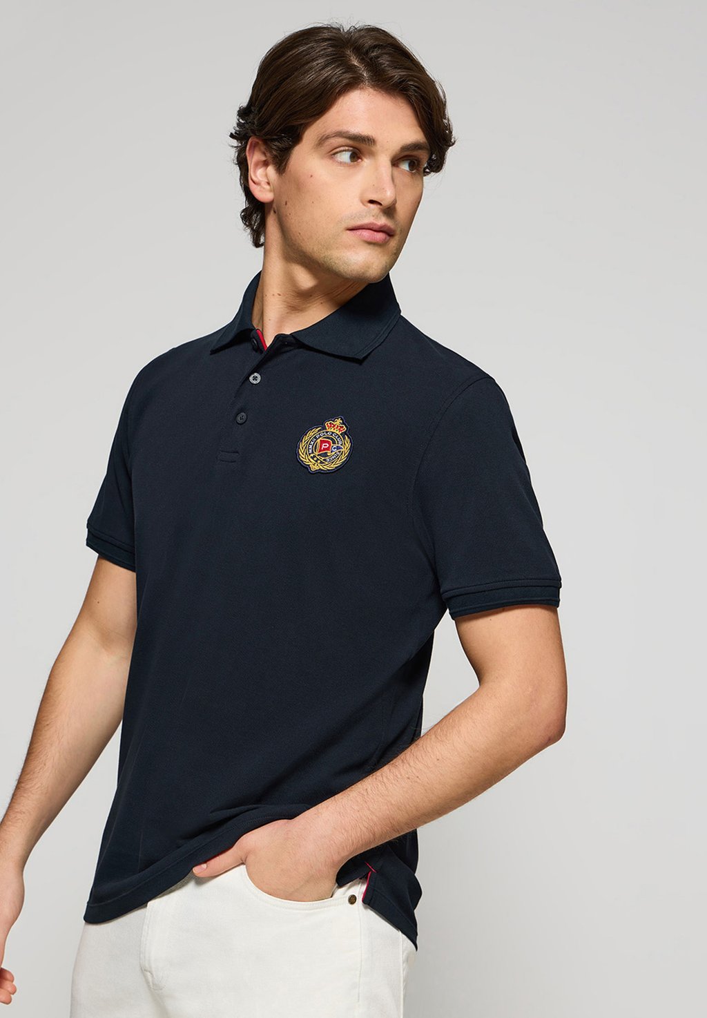 

Рубашка поло REGULAR FIT THREE BUTTONS NAUTIC Polo Club, синий