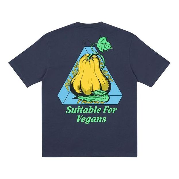 

Футболка PALACE Unisex Nein Cheese Neinegg Pumpkin Pattern Blue, синий
