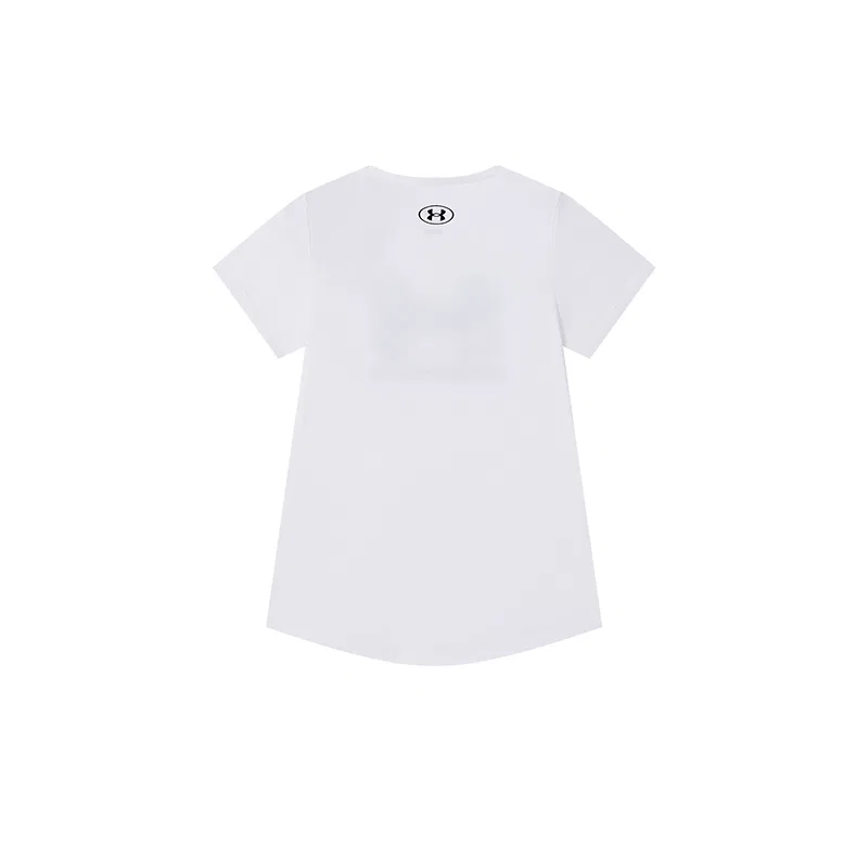 Футболка детская с круглым вырезом Under Armour, White — фото 3