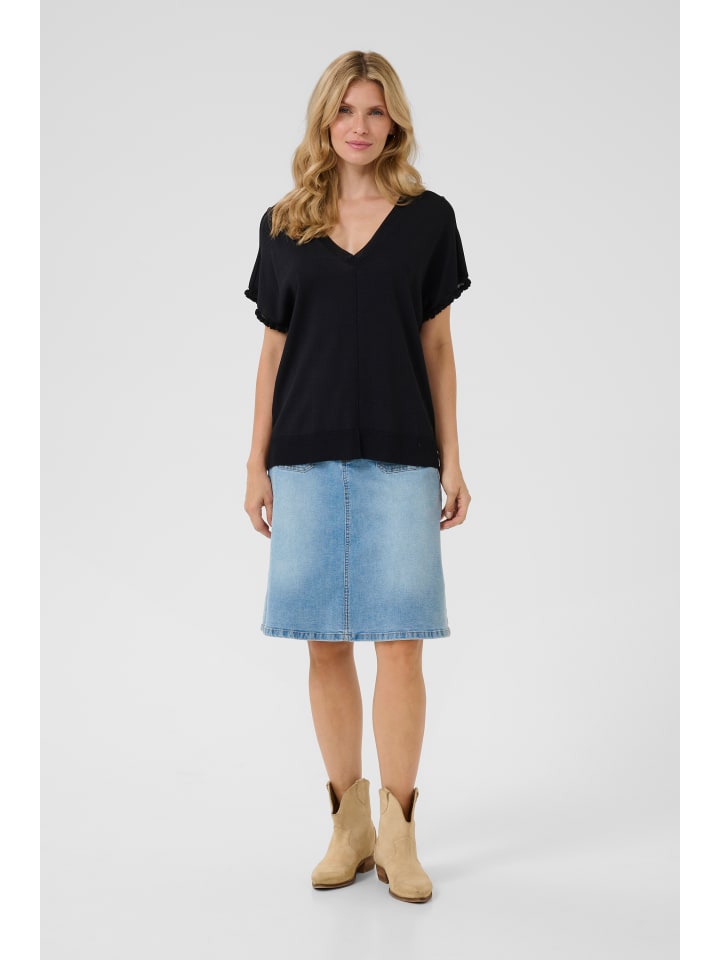 

Cream Вязаный свитер CRMano свободного кроя, цвет черный