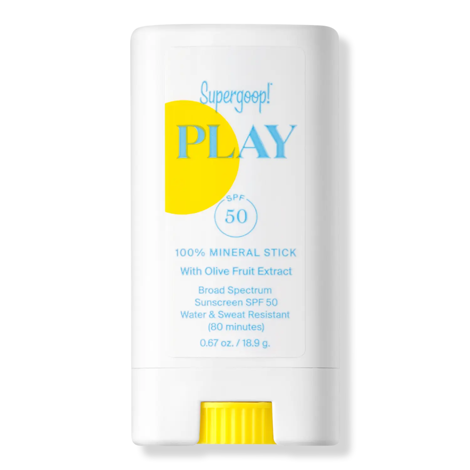 

Солнцезащитный стик PLAY 100% минеральный SPF 50 Supergoop!