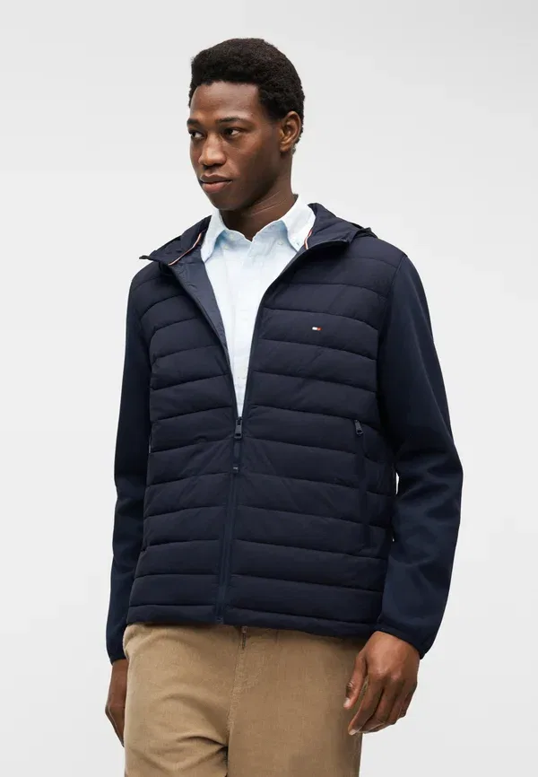 Куртка Tommy Hilfiger Performance mix media jacket light jacket, пустынное небо — фото 4