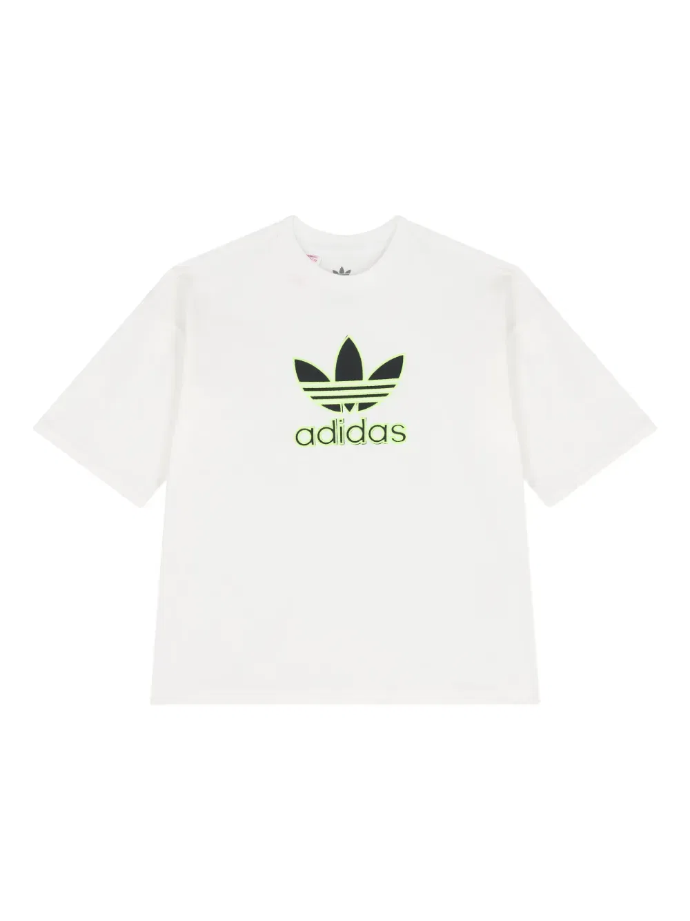 Футболка с логотипом в виде трилистника Adidas Kids, белый