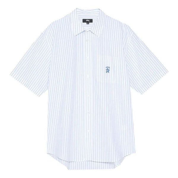 

Рубашка boxy striped s/s shirt 'white' Stussy, белый