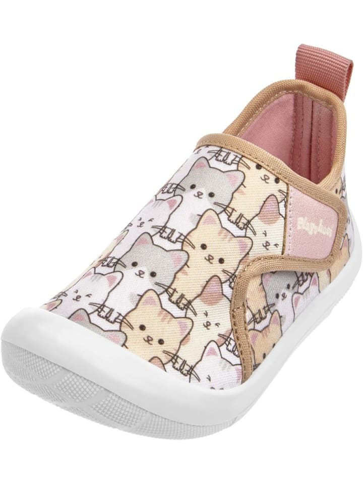 

Кроссовки на шнуровке Freizeitschuhe Katze Allover Playshoes, розовый
