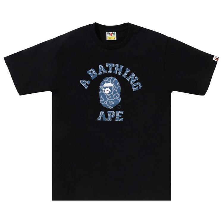 

Футболка BAPE Japanese Cloud Camo College Tee 'Black'