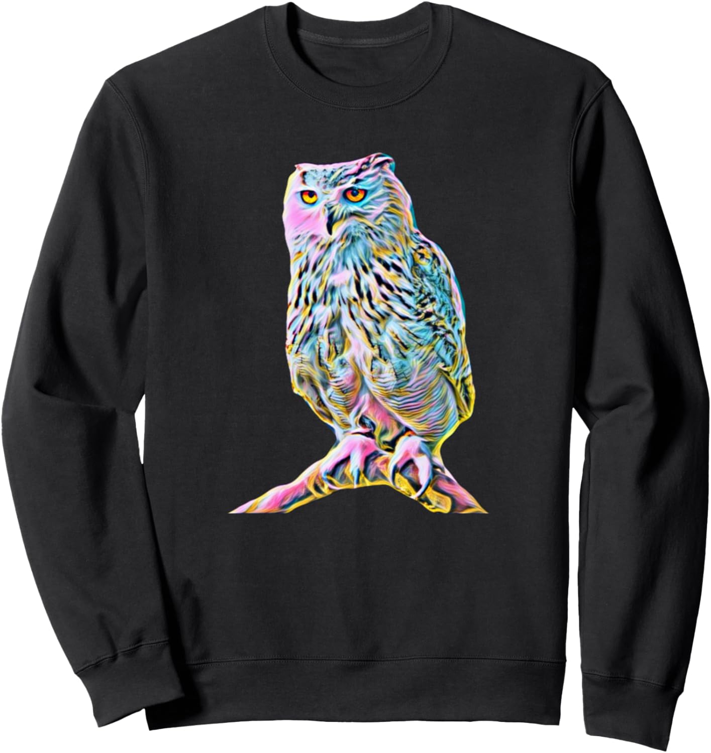 

Толстовка с изображением совы и хищной птицы Owl Bird Of Prey Men Women Kids - Boys Girls Gifts, черный
