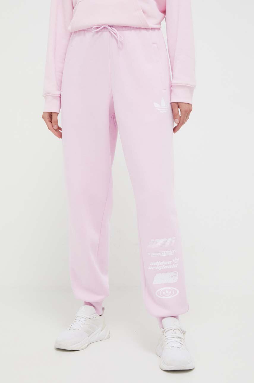 

Спортивные штаны adidas Originals, розовый